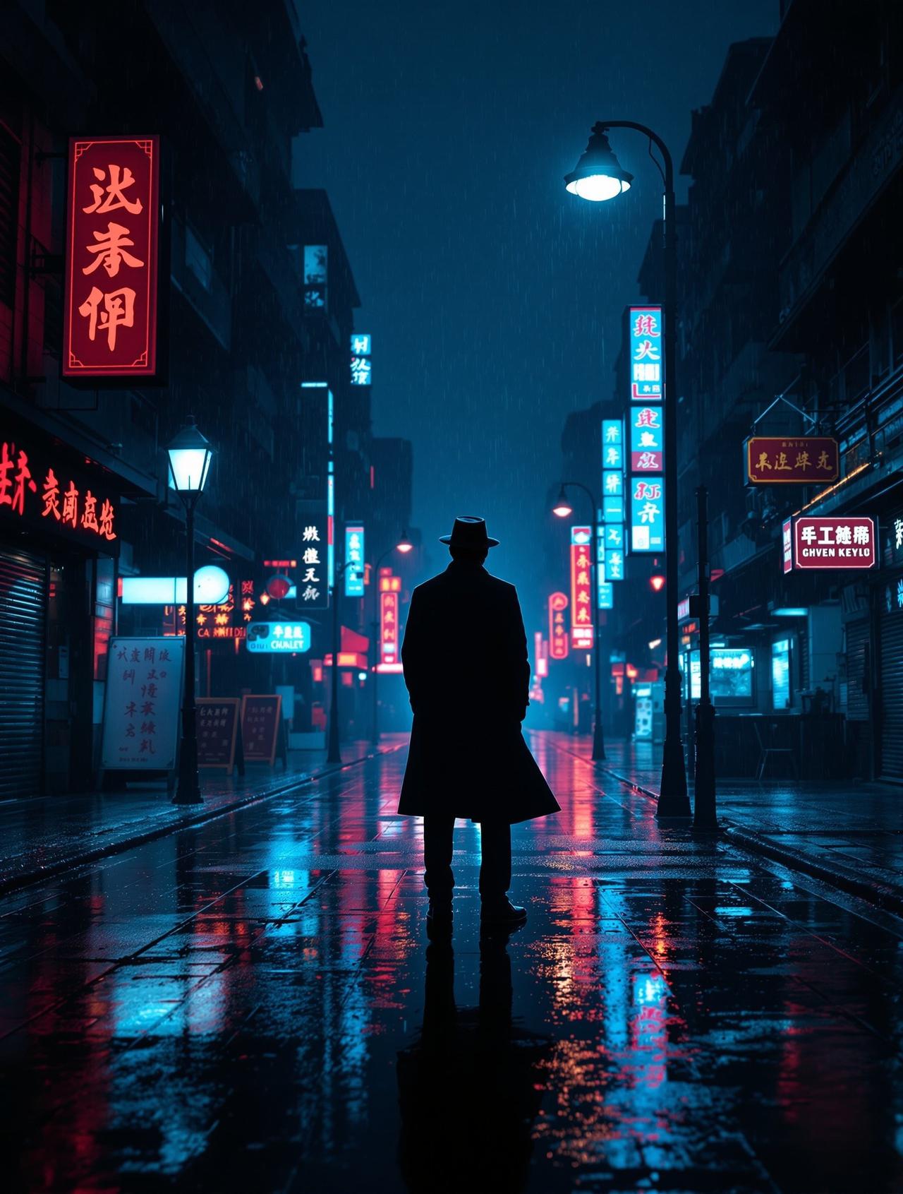 柚子影视作品《暗夜行者》封面海报